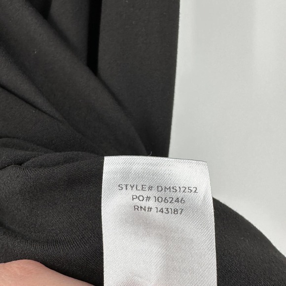 Lulus Twist Front Put A Spin On It High Low Midi Skirt Black - Picture 6 of 8